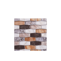 30X30 cm Kendinden Yapışkanlı Duvar,banyo,tezgah Arası Kaplama Kahve Taş Desen