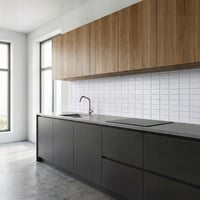 30X30 cm Kendinden Yapışkanlı Duvar,banyo,tezgah Arası Kaplama Kare Taş Desenli