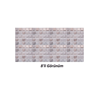 30X30 cm Kendinden Yapışkanlı Duvar,banyo,tezgah Arası Kaplama Kare Taş Desenli