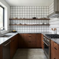 30X60 cm Kendinden Yapışkanlı Duvar,banyo,tezgah Arası Kaplama Beyaz Kareli Desen 6 Adet