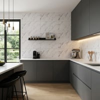30X60 cm Kendinden Yapışkanlı Duvar,banyo,tezgah Arası Mermer Desen -24 Adet