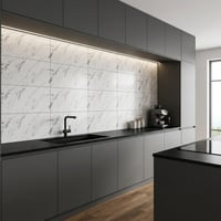 30X60 cm Kendinden Yapışkanlı Duvar,banyo,tezgah Arası Mermer Desen -24 Adet