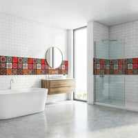 30X60 cm Kendinden Yapışkanlı Duvar,banyo,tezgah Arası Kaplama Çok Renkli-24 Adet