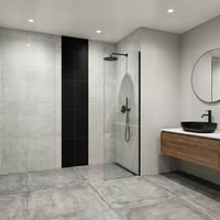30X60 cm Kendinden Yapışkanlı Duvar,banyo,tezgah Arası Kaplama Parlak Siyah 12 Adet