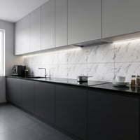 30X60 cm Kendinden Yapışkanlı Duvar,banyo,tezgah Arası Mermer Desen-48 Adet