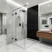 30X60 cm Kendinden Yapışkanlı Duvar,banyo,tezgah Arası Kaplama Parlak Siyah 12 Adet
