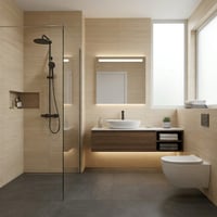 30X60 cm Kendinden Yapışkanlı Duvar,banyo,tezgah Arası Kaplama Doğal Ahşap Desen 12 Adet