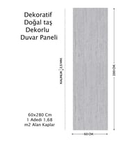 60X280 Duvar Paneli Doğal Taş Desen ,salon,duvar,traverten