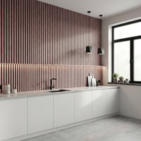 60X280 Duvar Paneli Lambiri Desen ,salon,duvar,tv Ünitesi-Vişne çürüğü ,Siyah