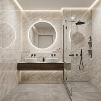 60X60 cm Kendinden Yapışkanlı Duvar,banyo,tezgah Arası Bej Mermer-6 Adet