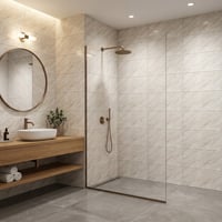 60X60 cm Kendinden Yapışkanlı Duvar,banyo,tezgah Arası Bej Mermer-6 Adet