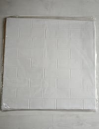 70X280 Kendinden yapışkanlı Duvar kağıdı Beyaz Taş Desen ,salon,duvar,tv Ünitesi