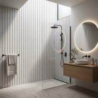 Brano açık Gri Ahşap Duvar Lambiri 60x280 Cm-Kendinden Yapışkanlı