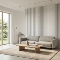 Brano açık Gri Ahşap Duvar Lambiri 60x280 Cm-Kendinden Yapışkanlı