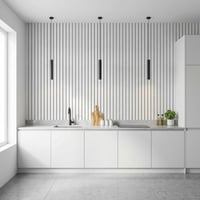 Brano açık Gri Ahşap Duvar Lambiri 60x280 Cm-Kendinden Yapışkanlı