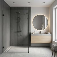 Brano Koyu Kahve Ahşap Desen Duvar Lambiri 60x280 Cm-Kendinden Yapışkanlı