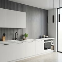 Brano Koyu Kahve Ahşap Desen Duvar Lambiri 60x280 Cm-Kendinden Yapışkanlı