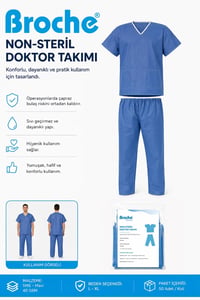 NON STERİL DOKTOR TAKIMI 5'Lİ