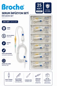 SERUM İNFÜZYON SETİ 25'Lİ PAKET