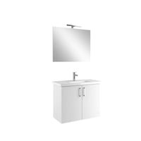 310300104635NOAH 80 CM BEYAZ KAPAKLI ALT DOLAP + LAVABO +AYNA
