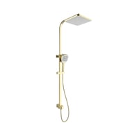 410200505505 RAIN SQUARE PUSH BUTTON DUŞ BARI GOLD