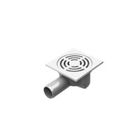 410600100601 STANDART 10X10 CM SATINOX Ø=32 MM S06 YER SÜZGECİ