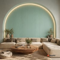 AGT Regata Soft Touch Su yeşili LB 3783 Dekoratif Lambiri Duvar Paneli-Duvar Panelleri-RGT155AGTPRO3783013-AGT