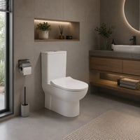 Kale Optimum Kanalsız Duvara Sıfır Klozet + Yavaş Kapanan Klozet Kapağı + Rezervuar + 3/6 İç Takım-Duvara Sıfır Klozet-610100100665-Kale