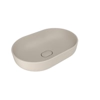 Kale Zero 2.0 60x40 Cm Mat Latte Oval Çanak Lavabo-Çanak Lavabo-310200200825-Kale
