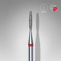 Elmas Alev Freze, Kırmızı, Çap 1,4 mm, Çalışma Kısmı 8 mm