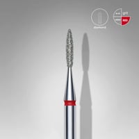 Elmas Alev Freze, Kırmızı, Çap 1,6 mm, Çalışma Kısmı 8 mm