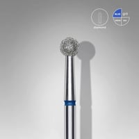 Elmas Küre Freze, Mavi, Çap 4 mm