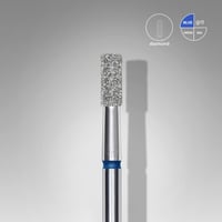 Elmas Silindir Freze, Mavi, Çap 2,5 mm, Çalışma Kısmı 6 mm