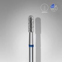 Elmas Yuvarlanmış Silindir Freze EXPERT, Mavi, Çap 2,3 mm, Çalışma Kısmı 6,5 mm