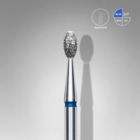 Elmas Zeytin Freze EXPERT, Mavi, Çap 2,5 mm, Çalışma Kısmı 5 mm