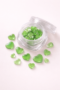 Emerald Aurora Mix Boy Kalp Tırnak Taşı – Kavanozlu