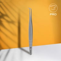 EXPERT 40 TYPE 2 Profesyonel Kirpik Cımbızı (L Şeklinde, 70')