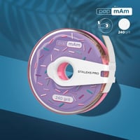EXPERT Yedek PapmAm Beyaz Bant Törpü, STALEKS PRO Plastik Bobinde, 240 Grit