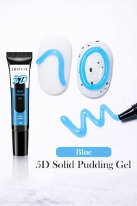 Lilycute Solid Pudding Gel 5 D 10 ml Blue