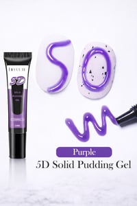 Lilycute Solid Pudding Gel 5 D 10 ml Purple