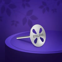 PODODISC STALEKS PRO L Uzatılmış Pedikür Disk (25 mm), 180 Grit Törpüler Set İle (5 Adet)