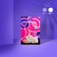 PODODISC STALEKS PRO XS Pedikür Disk İçin Yedek Beyaz Törpüler, 240 Grit (50 Adet)
