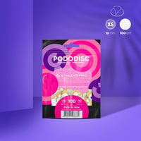 PODODISC STALEKS PRO XS Pedikür Disk İçin Yumuşak Tabanlı Yedek Beyaz Törpüler, 100 Grit (50 Adet)