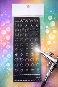 Pro Art Airbrush Nail Stencil Series No:02