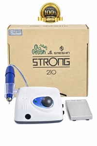 Saeshin Strong 210 Profesyonel Tırnak Törpü Makinesi 35000 RPM Nail Drill Freze