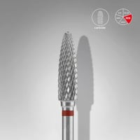 Sert Alaşım Mısır Freze EXPERT, Kırmızı, Çap 4 mm / Çalışma Kısmı 14 mm