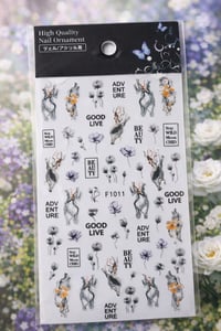 Urban Butterfly & Abstract Nail Art Sticker Series No:02
