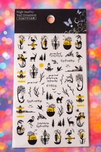 Urban Butterfly & Abstract Nail Art Sticker Series No:10