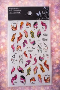 Urban Butterfly & Abstract Nail Art Sticker Series No:08