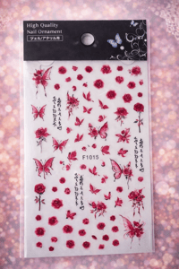 Urban Butterfly & Abstract Nail Art Sticker Series No:09